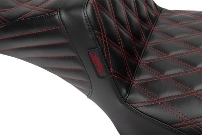 Sadel Le Pera Tailwhip Daddy lång röd Touring 23-upp
