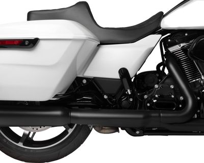 Sadel Drag Specialties Predator III dubbel diamond vinyl Touring 23-upp svart