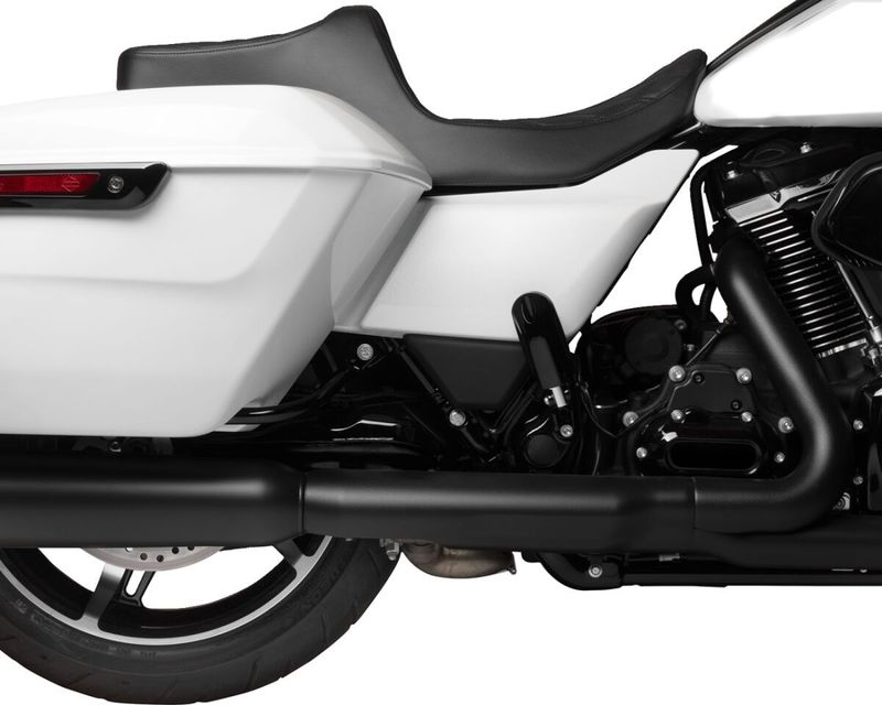 Sadel Drag Specialties Predator III dubbel diamond vinyl Touring 23-upp svart