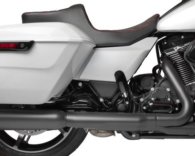 Sadel Drag Specialties Predator III dubbel diamond Touring 23-upp röd