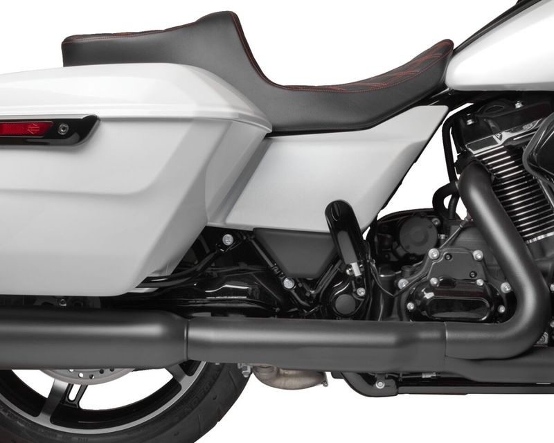 Sadel Drag Specialties Predator III dubbel diamond Touring 23-upp röd