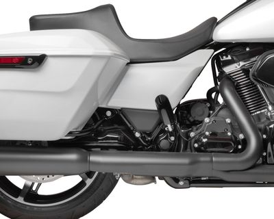 Sadel Drag Specialties Predator III slät läder Touring 23-upp
