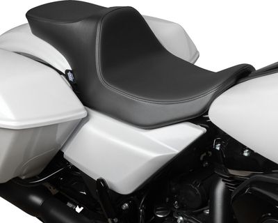 Sadel Drag Specialties Predator III slät läder Touring 23-upp