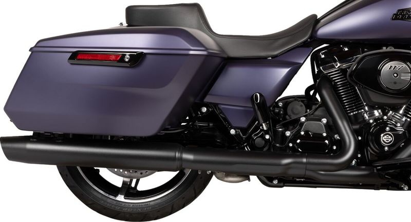 Sadel Drag Specialties Predator 2 Reach förlängd slät vinyl Touring 23-upp