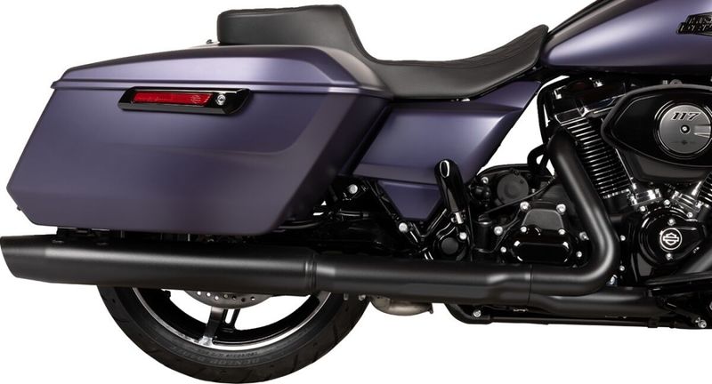 Sadel Drag Specialties Predator 2 Reach förlängd vinyl Touring 23-upp svart
