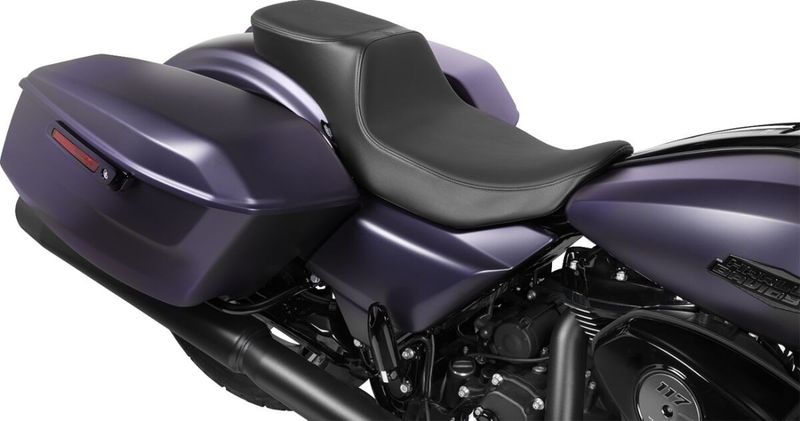 Sadel Drag Specialties Predator 2 Reach förlängd läder Touring 23-upp
