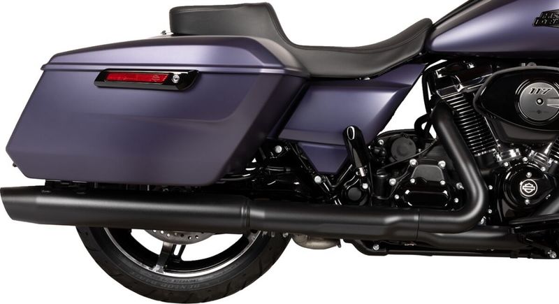 Sadel Drag Specialties Predator 2 Reach förlängd läder Touring 23-upp