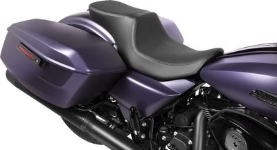 Sadel Drag Specialties Predator 2 slät vinyl Touring 23-upp