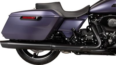 Sadel Drag Specialties Predator 2 slät vinyl Touring 23-upp