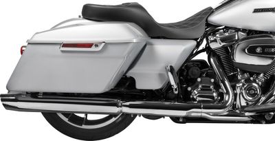 Sadlar Drag Specialties Reach Freedom förlängd vinyl Touring 09-upp, Trike 14-21 silver