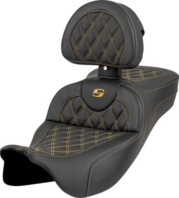 Sadel Saddlemen Roadsofa Reach Sofa förlängd guld Touring 08-upp 808-07B-184B7