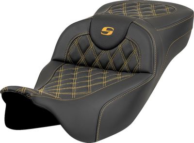 Sadel Saddlemen Roadsofa Reach Sofa förlängd guld Touring 08-upp 808-07B-18407