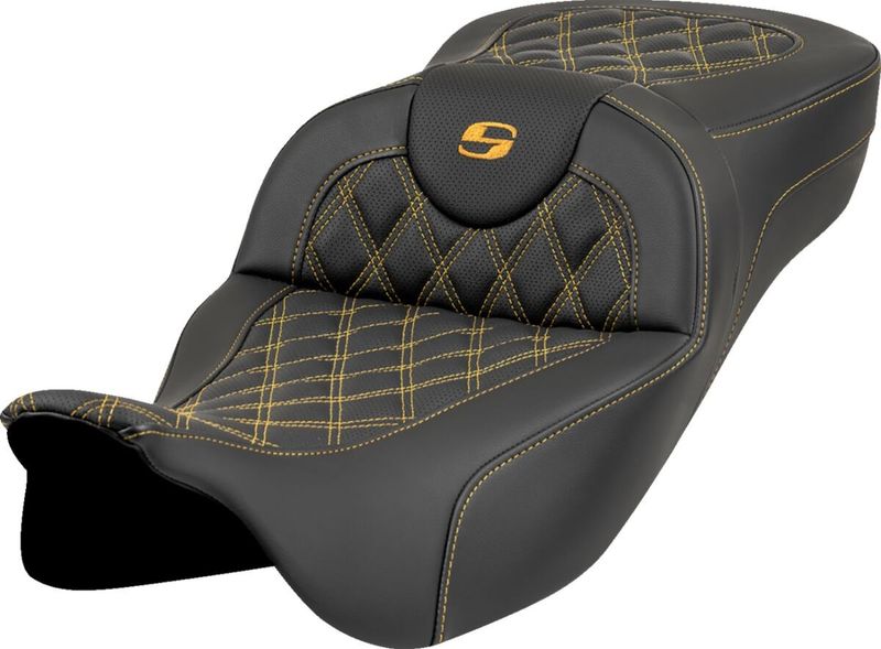 Sadel Saddlemen Roadsofa Reach Sofa förlängd guld Touring 08-upp 808-07B-18407