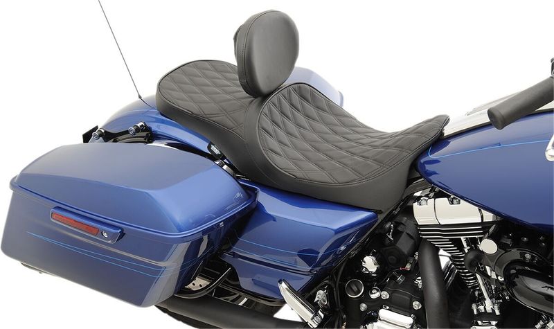 Touringsadel Drag Specialties förare Touring 08-24, Trike 14-21