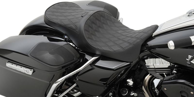 Touringsadel Drag Specialties förare Touring 08-24, Trike 14-21