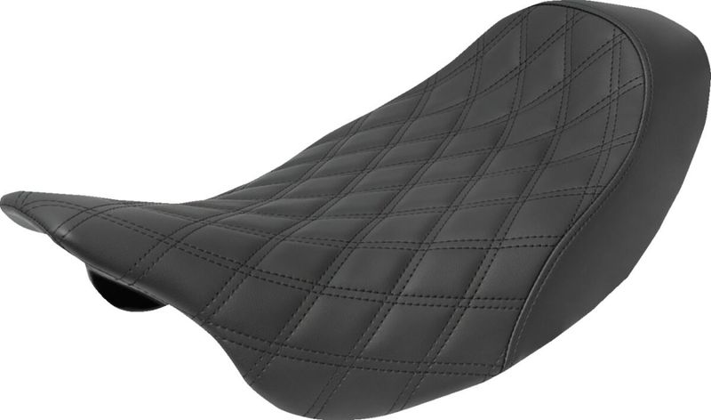 Solosadel Saddlemen Renegade Lattice Saddlegel vinyl svart Touring 08-24, Trike 14-19