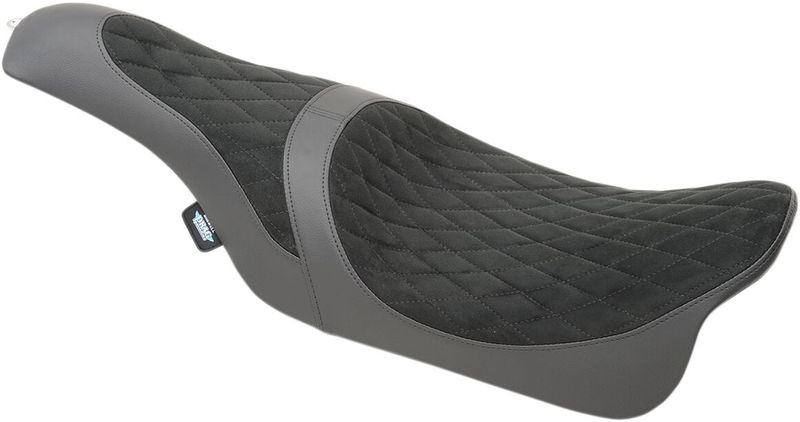 Sadel Drag Specialties Caballero 2 Forward Suede vinyl diamond svart