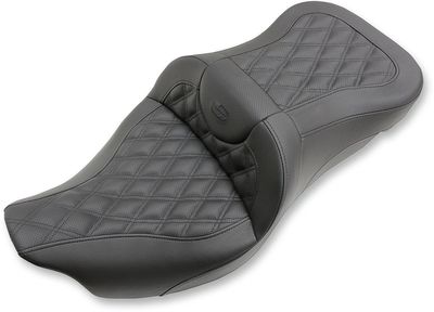 Sadel Saddlemen Reach RoadSofa Sofa Saddlegel förlängd läder svart Touring 07-24 808-07B-184