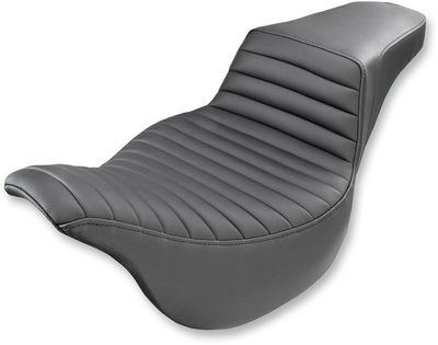 Sadel Saddlemen Step-Up vinyl svart Touring 08-24, Trike 14-19