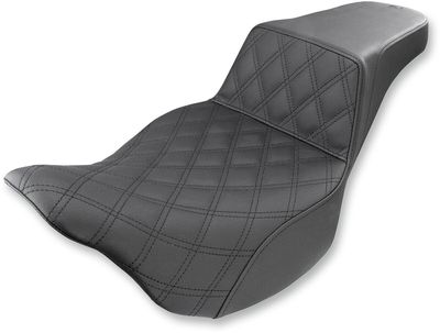 Sadel Saddlemen Step-Up Saddlegel vinyl svart Touring 07-24, Trike 14-19 808-07B-172