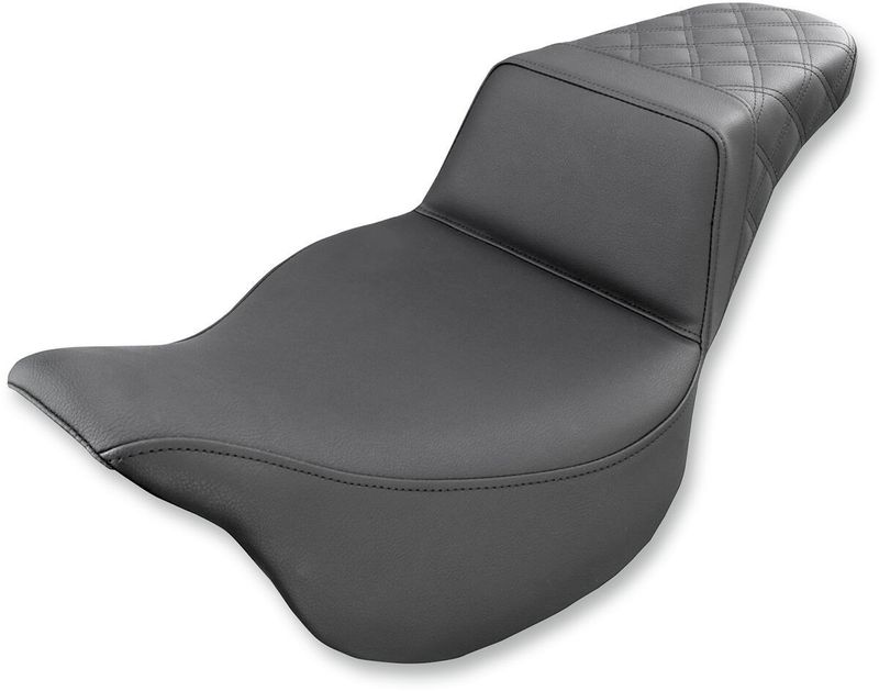 Sadel Saddlemen Step-Up Saddlegel vinyl svart Touring 07-24, Trike 14-19 808-07B-173