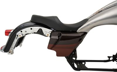 Touringsadel Drag Specialties Yaffe Razorback Touring 08-24, Trike 14-19