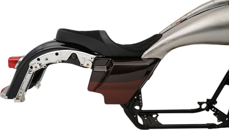Touringsadel Drag Specialties Yaffe Razorback Touring 10-24, Trike 14-19