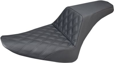 Sadel Saddlemen Step-Up Front Lattice svart Softail 11-17