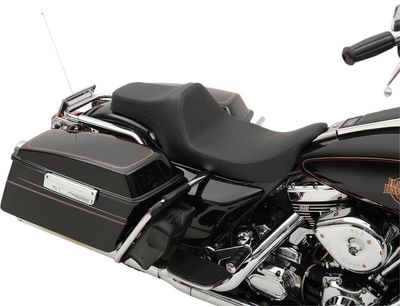 Sadel Drag Specialties Predator III slät vinyl svart Touring 97-07