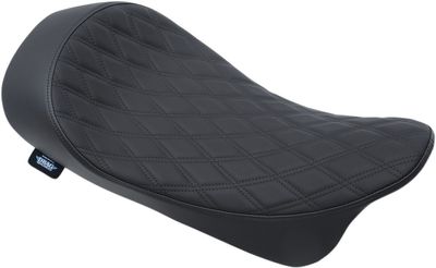 Solosadel Drag Specialties EZ-ON Low-Profile dubbel diamond H-D 08-24 svart