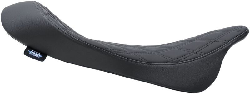 Solosadel Drag Specialties EZ-ON Low-Profile dubbel diamond H-D 08-24 svart