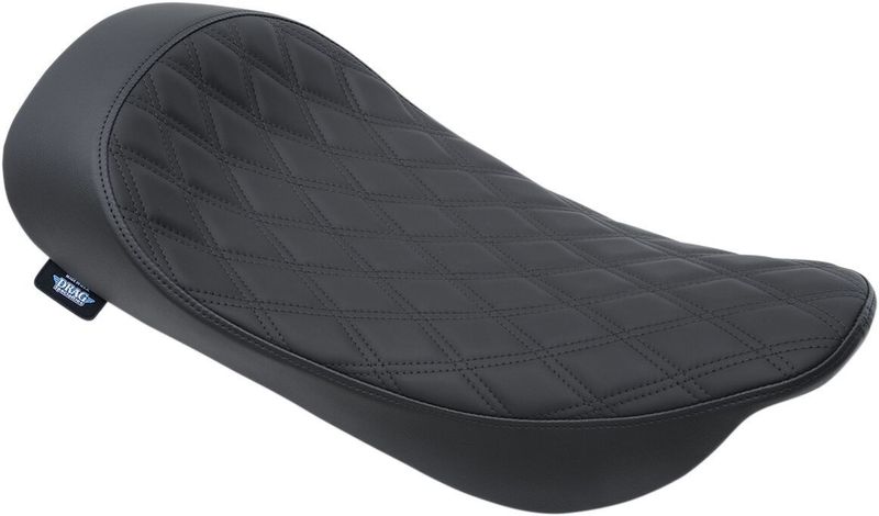 Solosadel Drag Specialties EZ-ON Low-Profile dubbel diamond Touring 97-07 svart