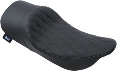 Solosadel Drag Specialties EZ-ON svart dubbel Touring 97-07