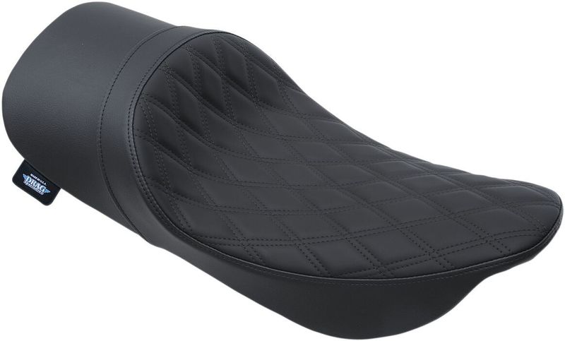 Solosadel Drag Specialties EZ-ON svart dubbel Touring 97-07