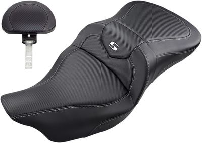 Sadel Saddlemen Roadsofa Sofa kolfiber med ryggstöd Touring 08-24
