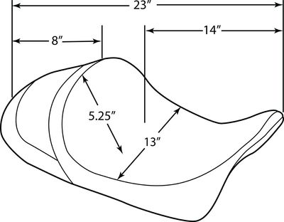 Solosadel Drag Specialties EZ-ON Profile Touring 08-24 0801-1250