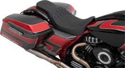 Sadel Drag Specialties Predator 2 Solr dubbel Touring 08-24 0801-1270