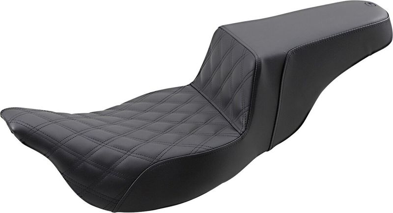 Sadlar Saddlemen Reach Step-Up Lattice Stitched förlängd Touring 08-24 808-07B-172E