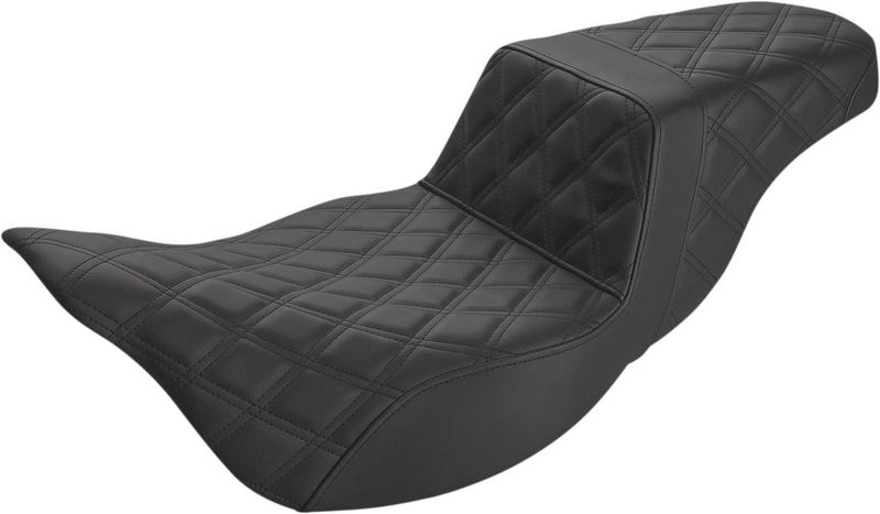 Sadlar Saddlemen Reach Step-Up Lattice Stitched förlängd Touring 08-24 808-07B-175E