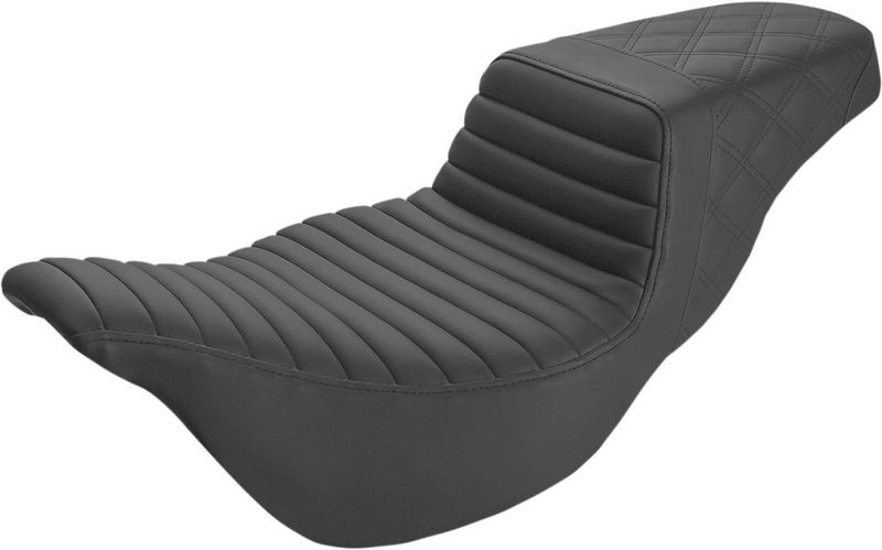 Sadlar Saddlemen Reach Step-Up Tuck Roll/lattice förlängd Touring 08-24 standard
