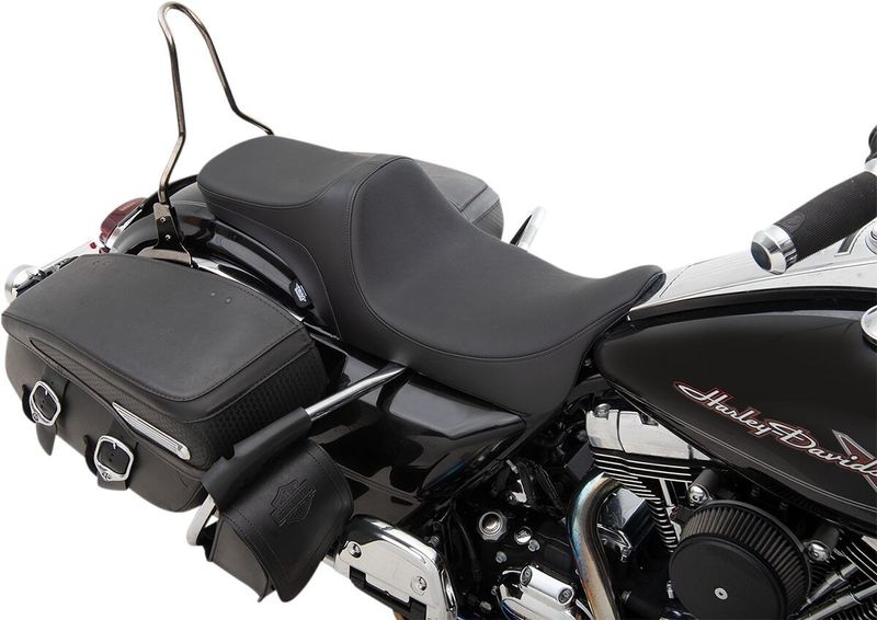 Sadel Drag Specialties Predator III 2 slät Touring 08-24, Trike 14-21