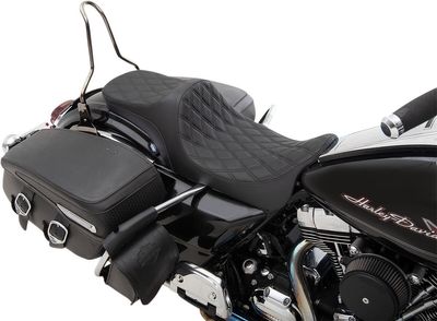 Sadel Drag Specialties Predator III 2 Ddiablk Touring 08-24, Trike 14-21
