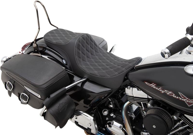 Sadel Drag Specialties Predator III 2 Ddiaslv Touring 08-24, Trike 14-21