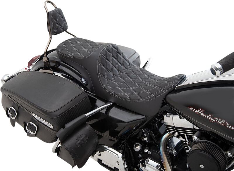 Sadel Drag Specialties Predator III 2 Ddiaslv Touring 08-24, Trike 14-21