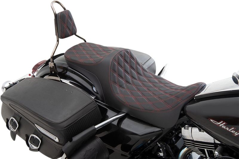 Sadel Drag Specialties Predator III 2 Ddiared Touring 08-24, Trike 14-21