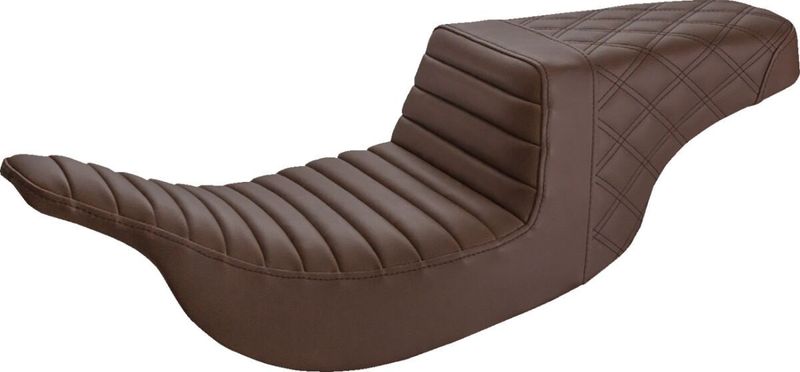 Sadel Saddlemen Step-Up Tuck Roll/lattice Touring 97-07 brun