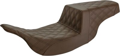 Sadel Saddlemen Step-Up Lattice Stitched Touring 97-07 brun