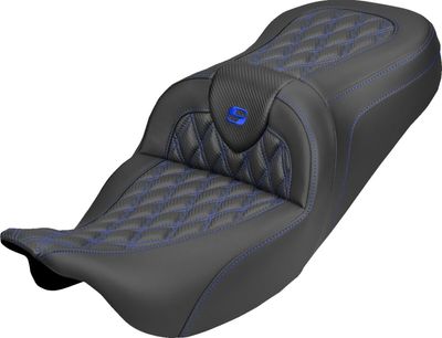 Sadel Saddlemen Roadsofa kolfiber blå Touring 08-upp 808-07B-20601
