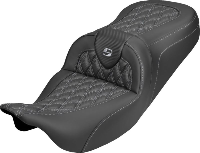 Sadel Saddlemen Roadsofa kolfiber silver Touring 08-upp 808-07B-20605