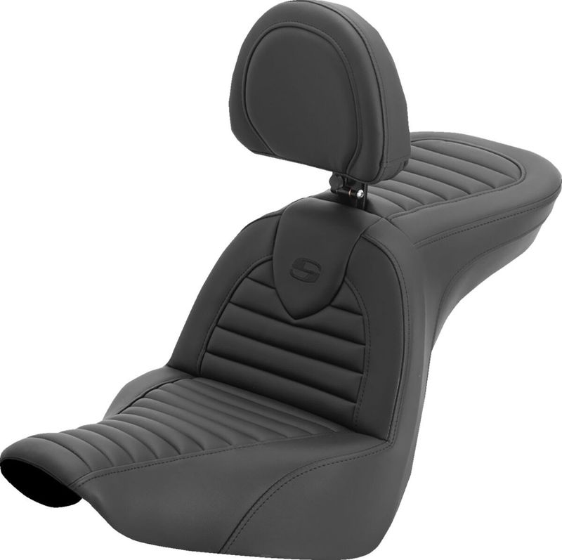 Sadel Saddlemen RoadSofa Tuck Roll Softail 18-upp